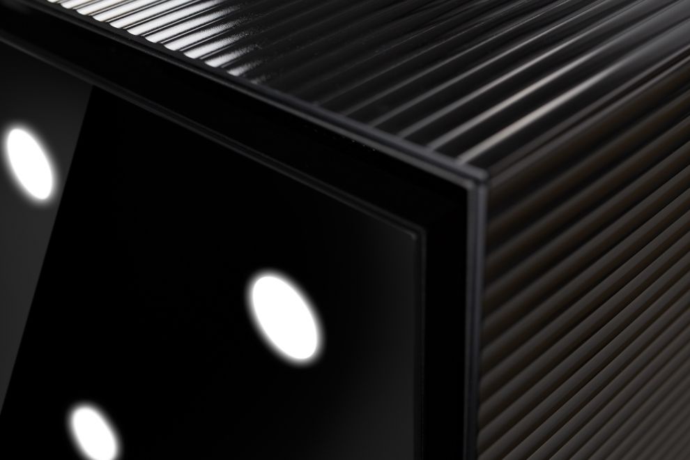 Erdvinis gartraukis Quadro Moderno Glass Black - Juoda - zdjęcie produktu 5