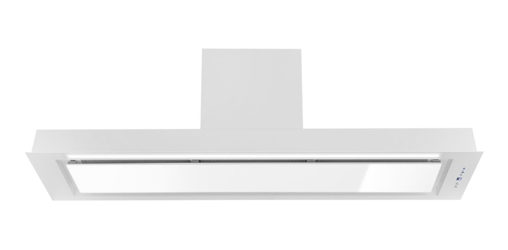 Įmontuojamas gartraukis Micra White Matt 120 cm - Balta matinė - zdjęcie produktu 3