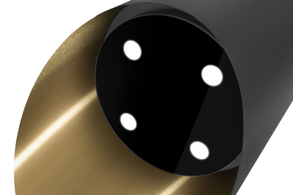 Erdvinis gartraukis Hiro Color Black-Gold - Black Matt/Gold - zdjęcie produktu 7