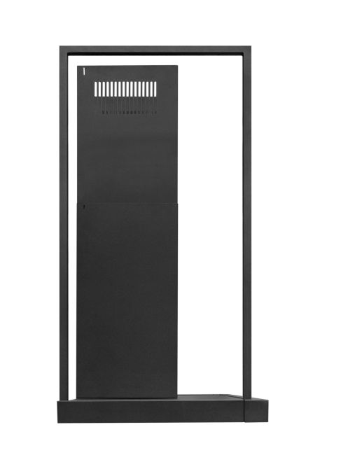 Sieninis gartraukis Metropolis OR Black Matt - Juoda matinė - zdjęcie produktu 7