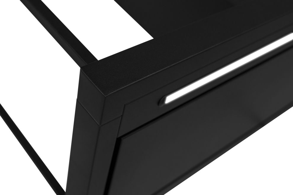 Sieninis gartraukis Metropolis OR Black Matt - Juoda matinė - zdjęcie produktu 11