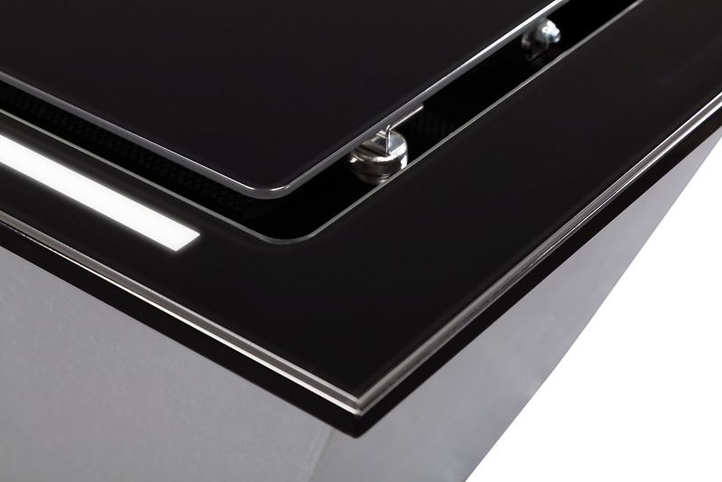 Įmontuojamas gartraukis Lando Glass Black Gesture Control - Juoda - zdjęcie produktu 7
