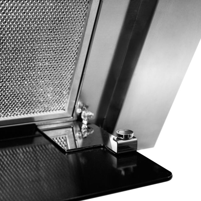 Įmontuojamas gartraukis Micra Black Gesture Control - Inox/juoda - zdjęcie produktu 9