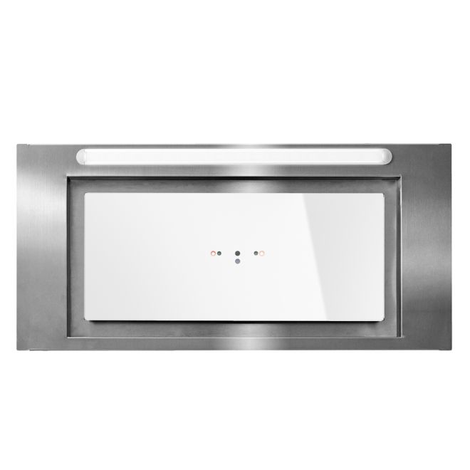 Įmontuojamas gartraukis Micra White Gesture Control - Inox/Balta - zdjęcie produktu 4