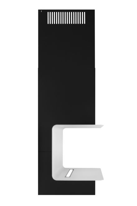 Sieninis gartraukis C-Shelf Black-White - Juoda matinė - zdjęcie produktu 9