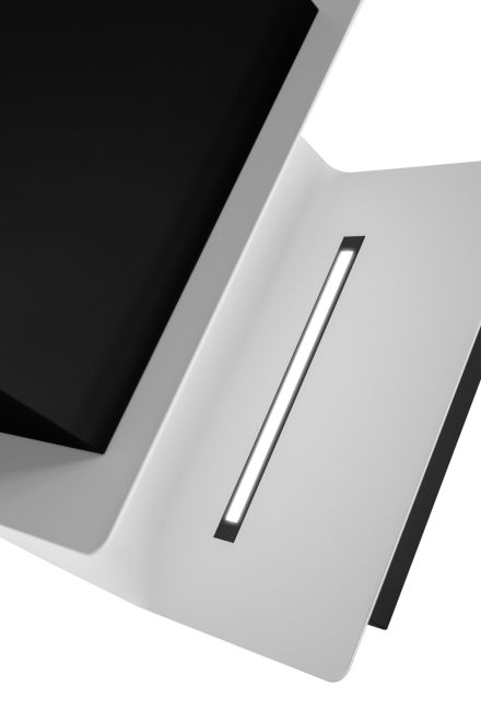 Sieninis gartraukis C-Shelf Black-White - Juoda matinė - zdjęcie produktu 6