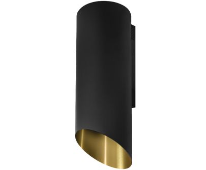 Sieninis gartraukis Hiro OR Color Black-Gold - Black Matt/Gold - 40 cm