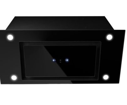 Įmontuojamas gartraukis Marino Black Gesture Control - Juoda - 59,5 cm