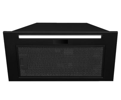 Įmontuojamas gartraukis Lando Plus Black Matt Gesture Control - Juoda matinė - 56,4 cm