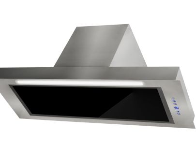 Įmontuojamas gartraukis Micra Black - Pažeistas - Inox/juoda - 89,5 cm