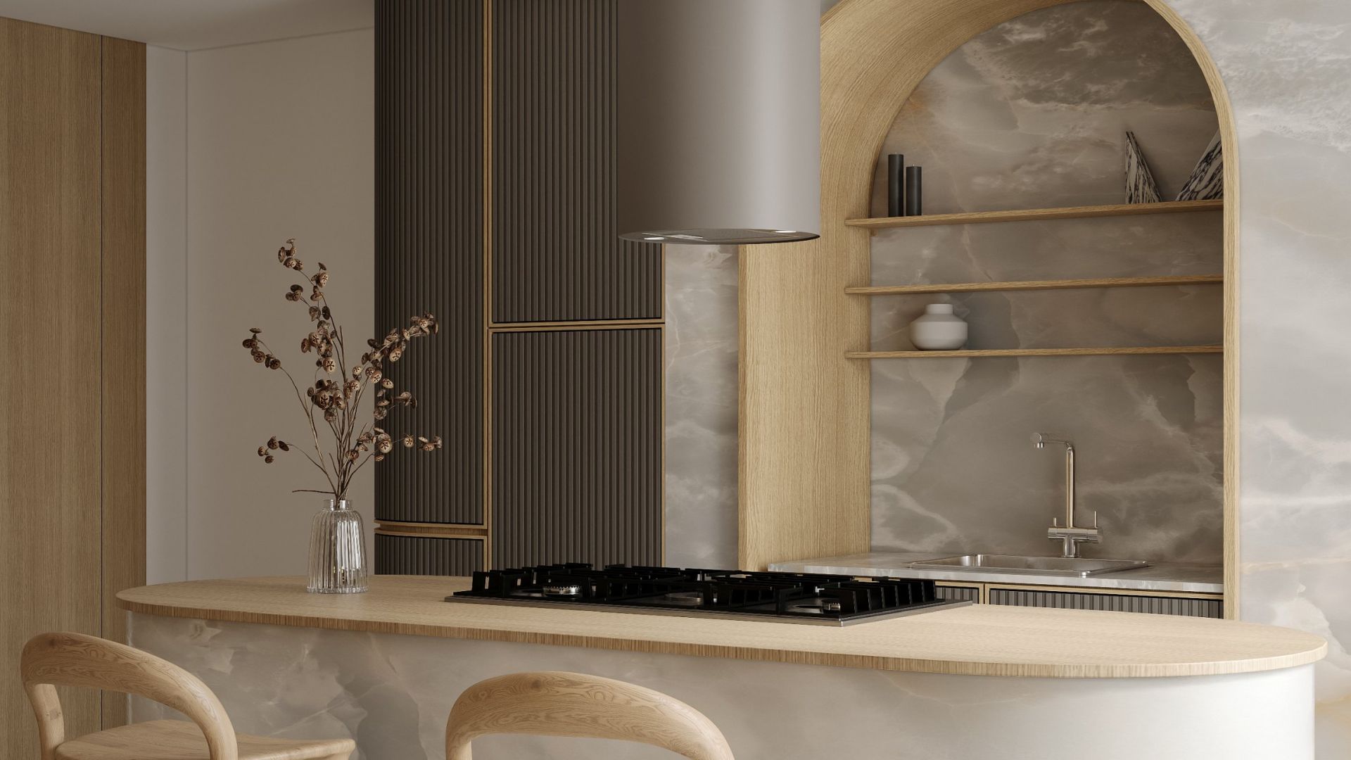 Erdvinis gartraukis Cylindro Eco Taupe - Taupe - Wizualizacja 4