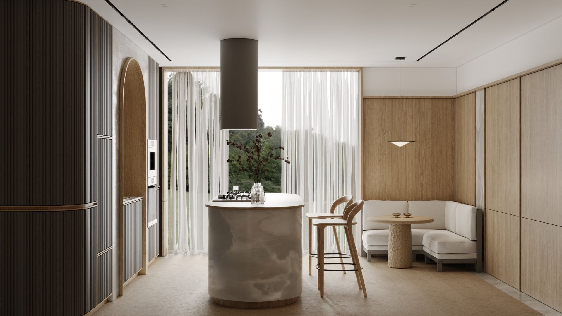Erdvinis gartraukis Cylindro Eco Taupe - Taupe - Wizualizacja 3