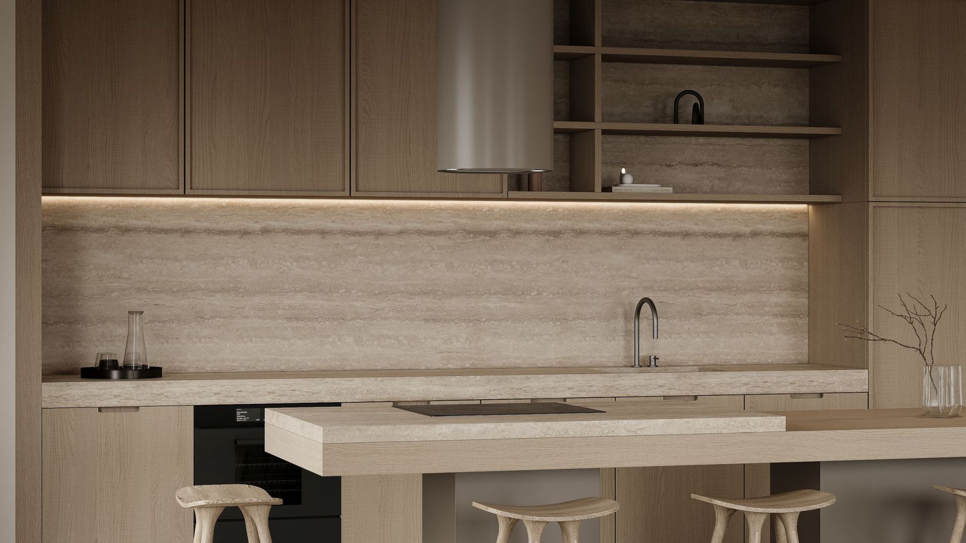 Erdvinis gartraukis Cylindro Taupe - Taupe - Wizualizacja 5