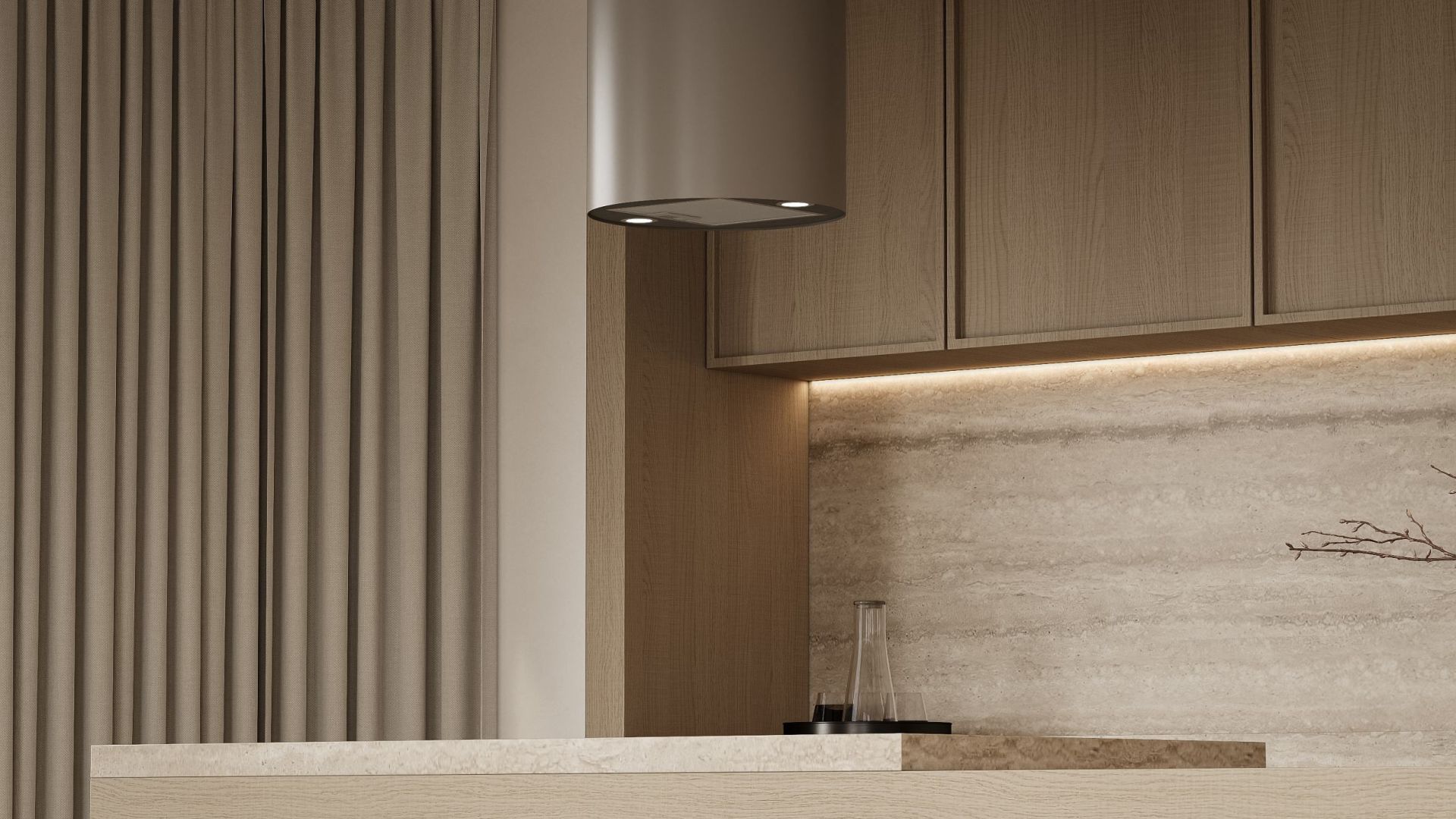 Erdvinis gartraukis Cylindro Taupe - Taupe - Wizualizacja 8