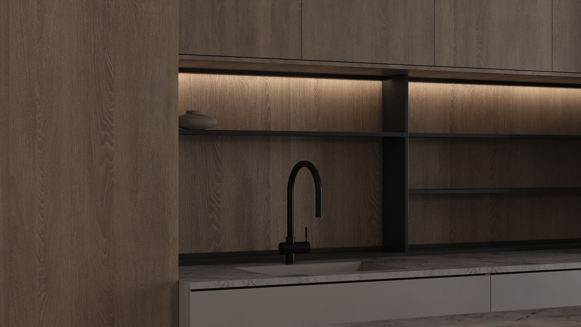 Erdvinis gartraukis Alvar Wood Black Matt - Juoda matinė - Wizualizacja 6