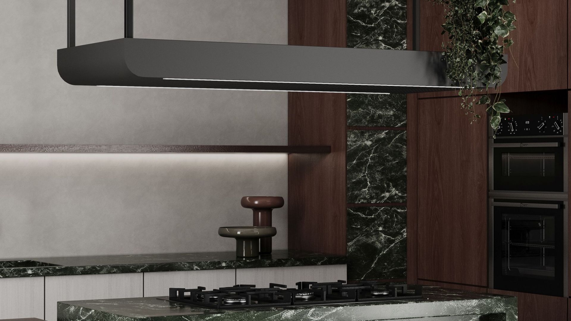 Erdvinis gartraukis Arne Glass Black Matt - Juoda matinė - Wizualizacja 4