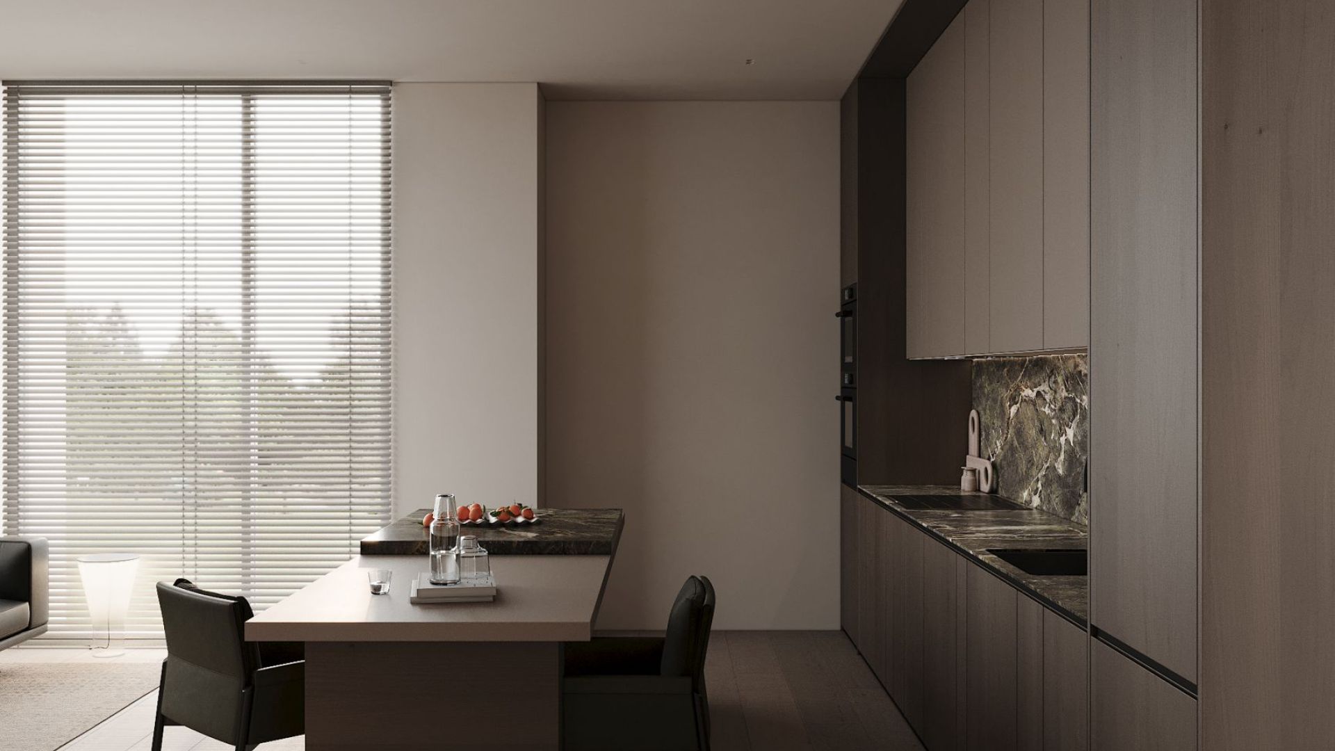 Įmontuojamas gartraukis Micra Black Matt - Juoda matinė - Wizualizacja 6