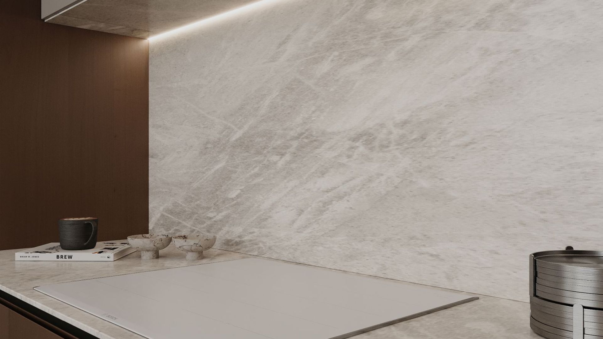 Įmontuojamas gartraukis Micra Inox - INOX - Wizualizacja 3