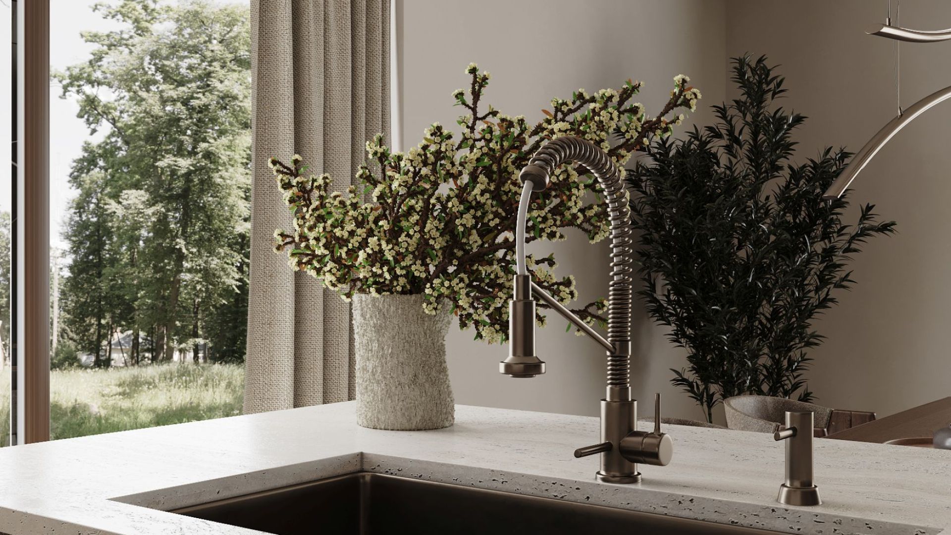 Įmontuojamas gartraukis Lando Glass Kashmir - Kašmyro - Wizualizacja 7