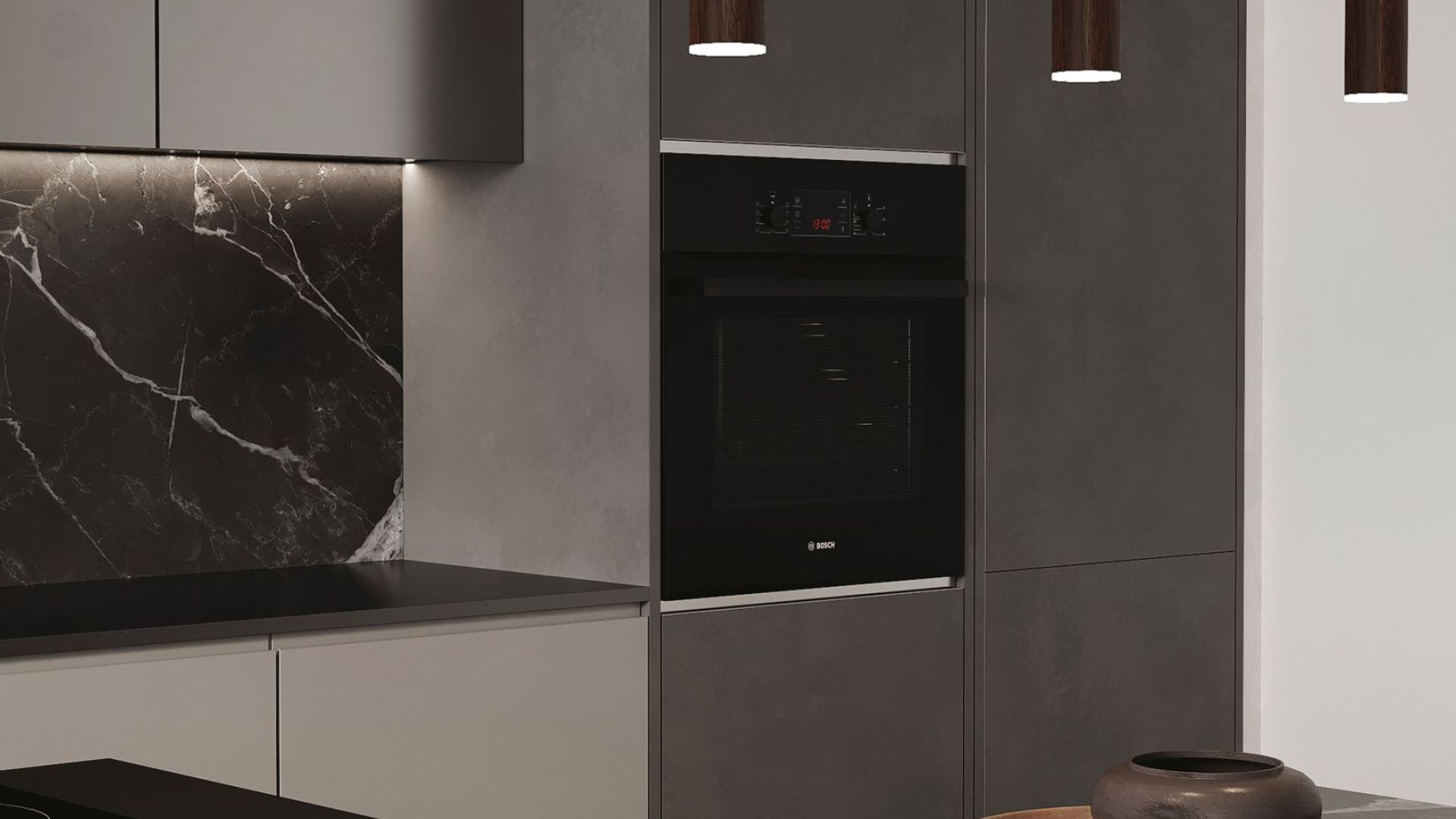 Erdvinis gartraukis Metropolis Black Matt - Juoda matinė - Wizualizacja 9