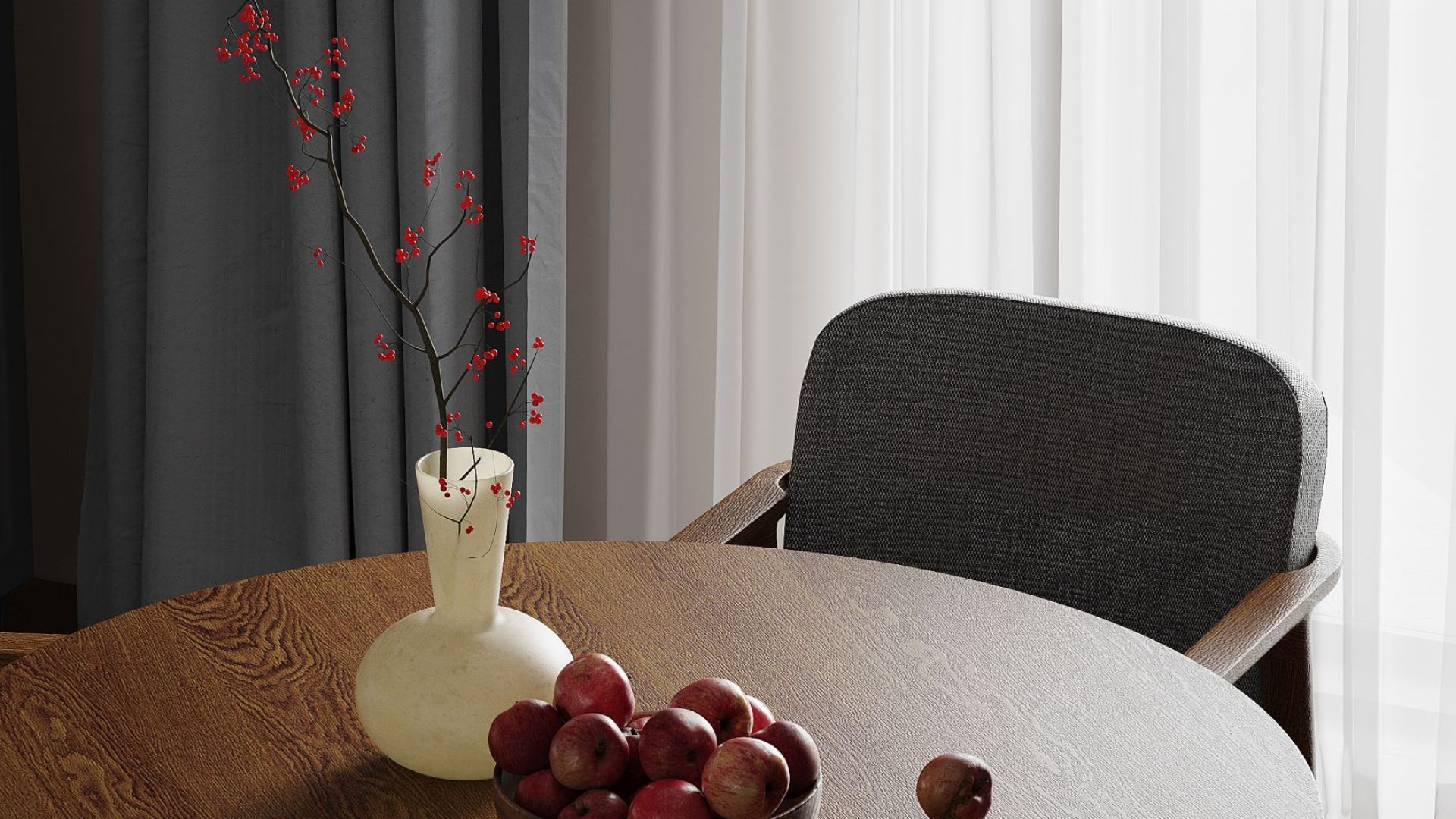 Įmontuojamas gartraukis Micra White Matt 120 cm - Balta matinė - Wizualizacja 8