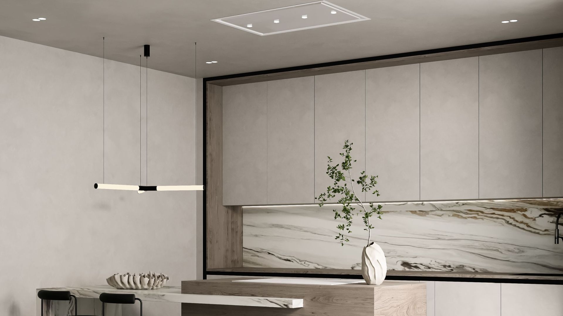 Lubinis gartraukis Planet Super Slim White - Balta - Wizualizacja 4