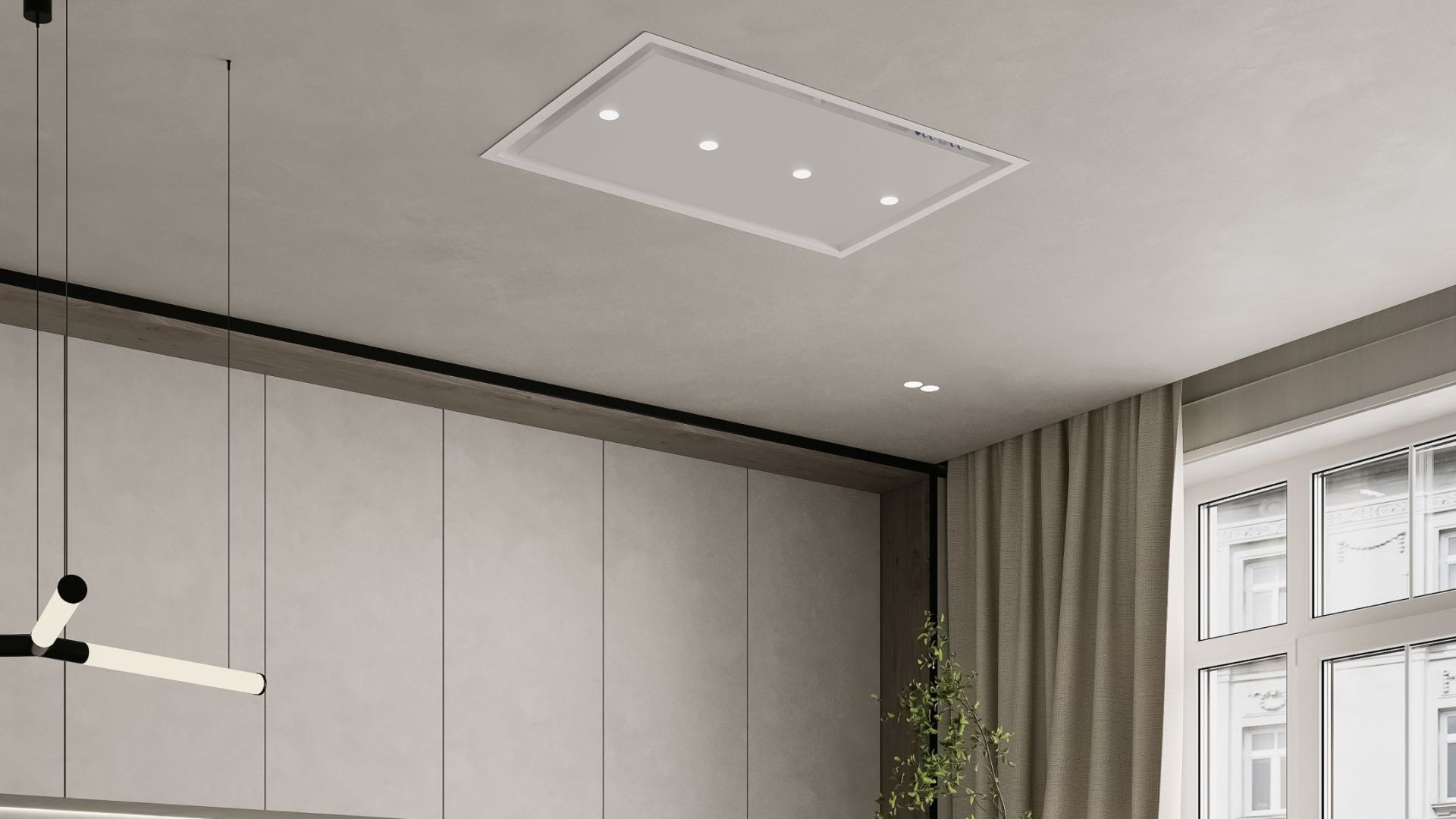 Lubinis gartraukis Planet Super Slim White - Balta - Wizualizacja 8