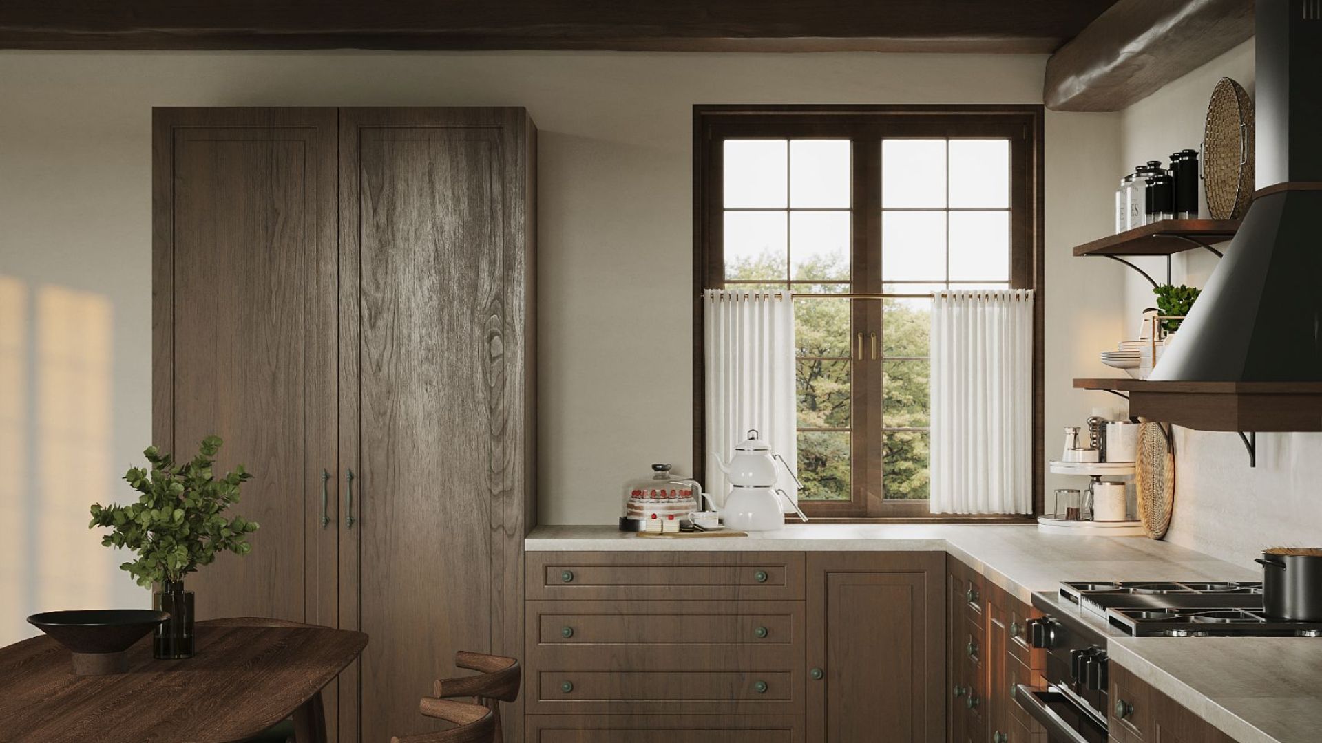 Retro gartraukis Rustic Black Matt - Juoda matinė - Wizualizacja 7