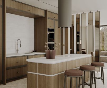 Erdvinis gartraukis Tubo Taupe - Taupe - 40 cm - Wizualizacja