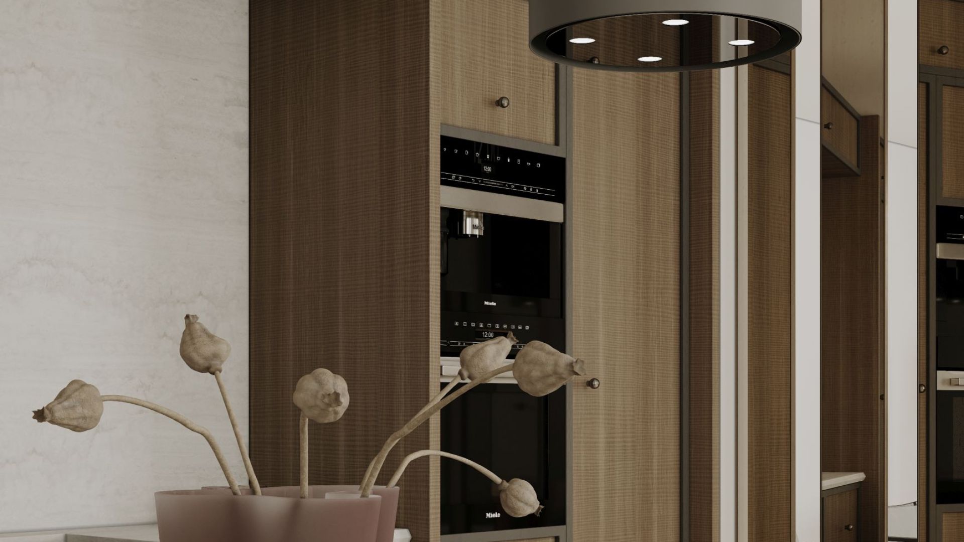 Erdvinis gartraukis Tubo Taupe - Taupe - Wizualizacja 3