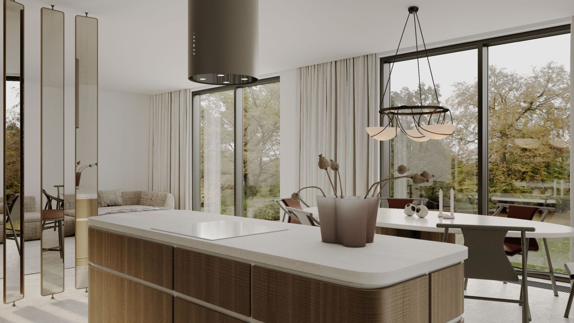 Erdvinis gartraukis Tubo Taupe - Taupe - Wizualizacja 6