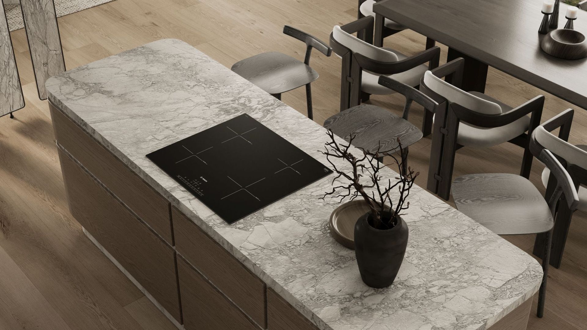 Erdvinis gartraukis Tubo Antracyte - Antracito - Wizualizacja 7