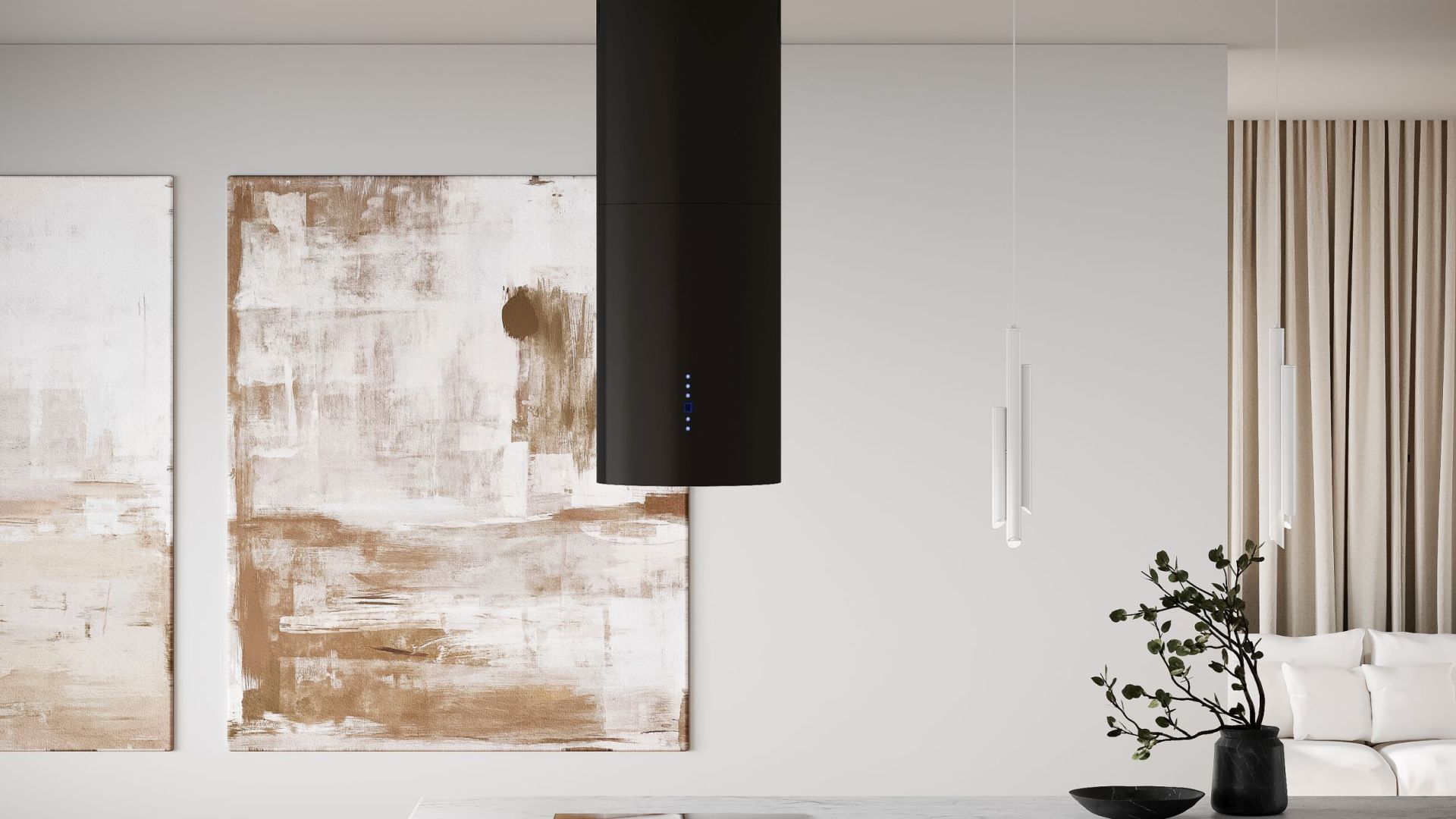 Erdvinis gartraukis Tubo Black Matt - Juoda matinė - Wizualizacja 6