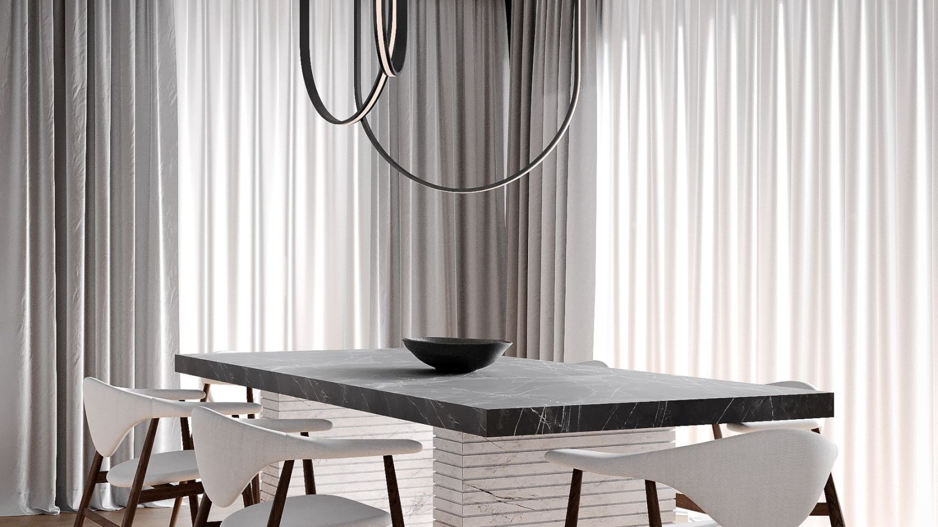 Erdvinis gartraukis Tubo Black Matt - Juoda matinė - Wizualizacja 9