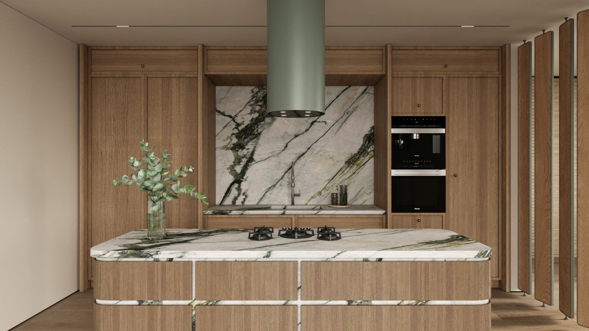 Erdvinis gartraukis Tubo Eucalyptus - Eukalipto - Wizualizacja 2