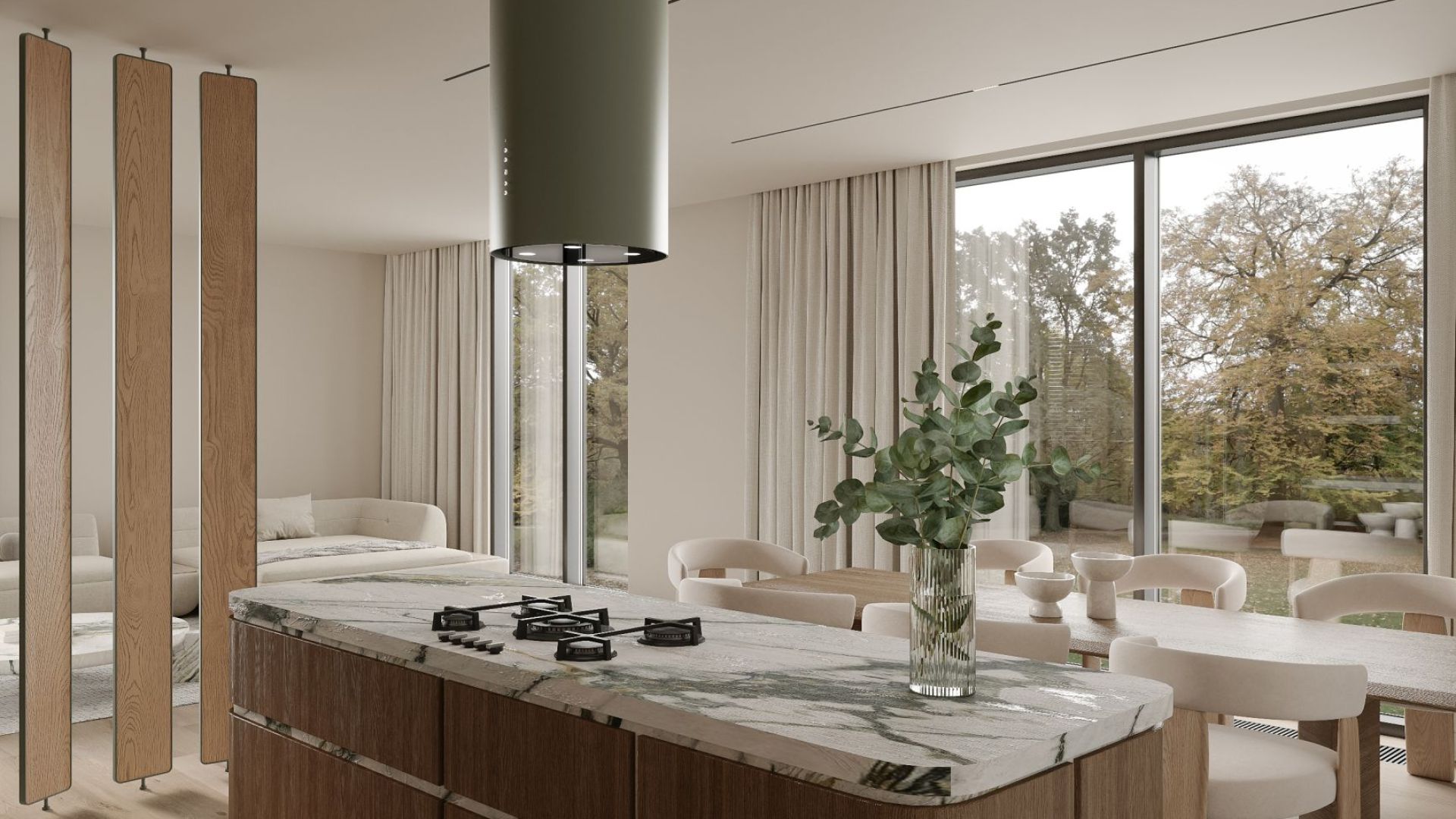 Erdvinis gartraukis Tubo Eucalyptus - Eukalipto - Wizualizacja 5