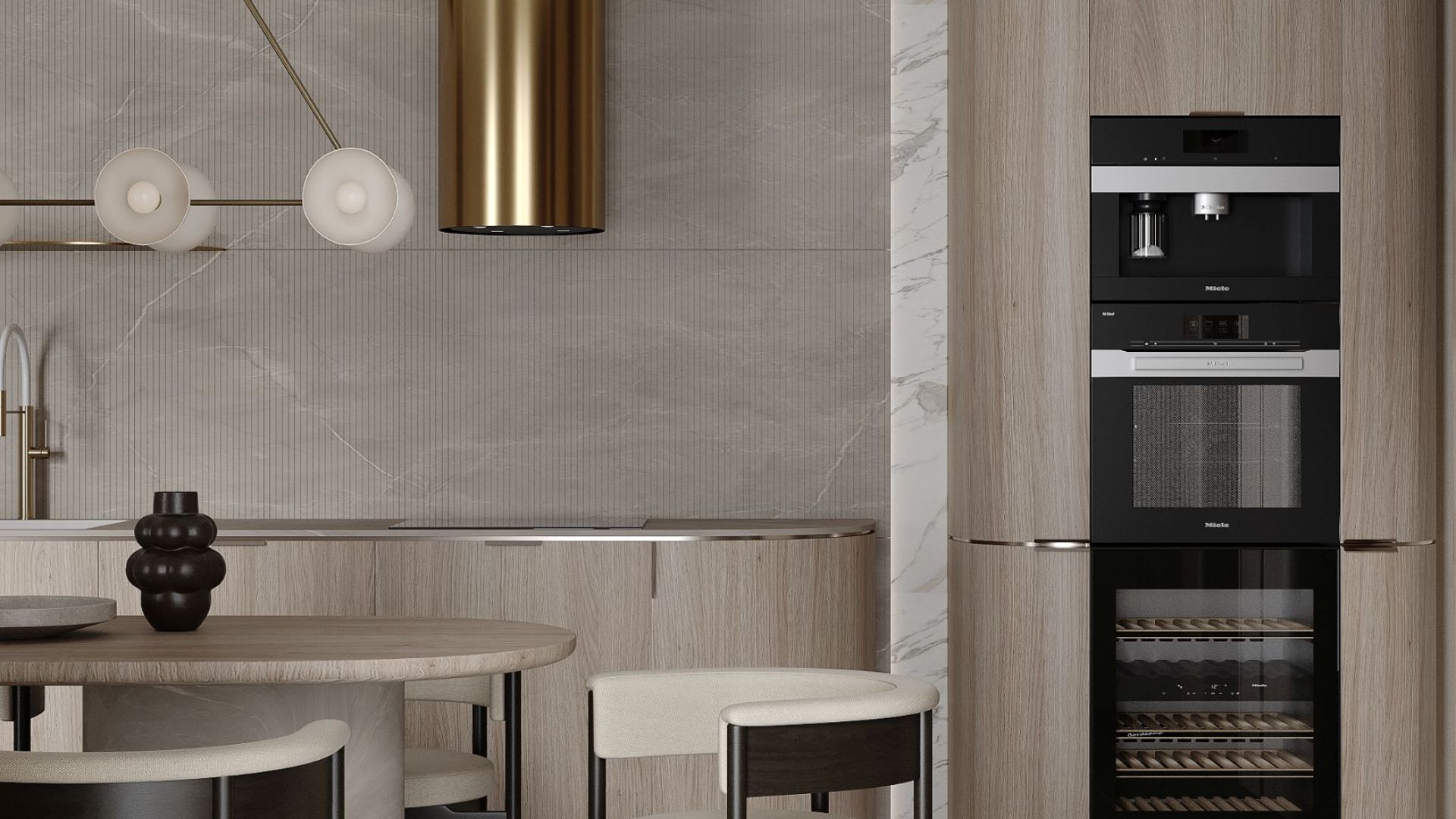 Erdvinis gartraukis Tubo Royal Gold Gesture Control - Aukso - Wizualizacja 6