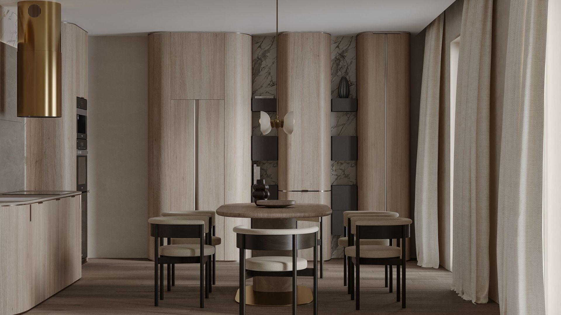 Erdvinis gartraukis Tubo Royal Gold Gesture Control - Aukso - Wizualizacja 9