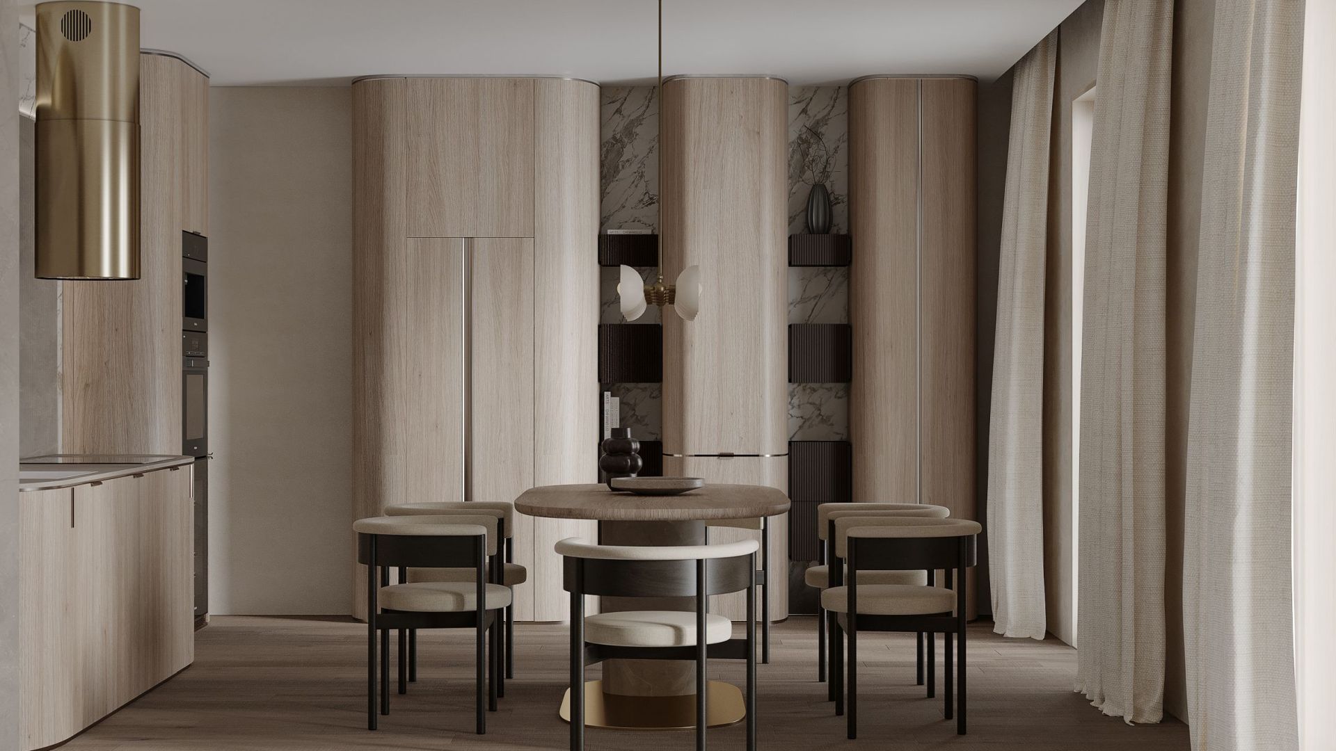 Erdvinis gartraukis Tubo Sterling Gold Gesture Control - Aukso - Wizualizacja 7