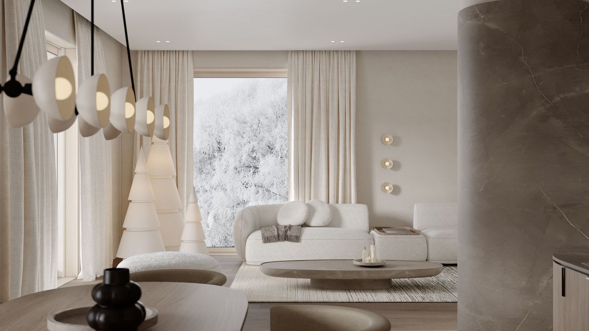 Erdvinis gartraukis Tubo Sterling Gold Gesture Control - Aukso - Wizualizacja 3