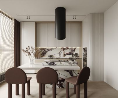 Erdvinis gartraukis Hiro Color Black-Copper - Juoda matinė/Vario - 40 cm - Wizualizacja