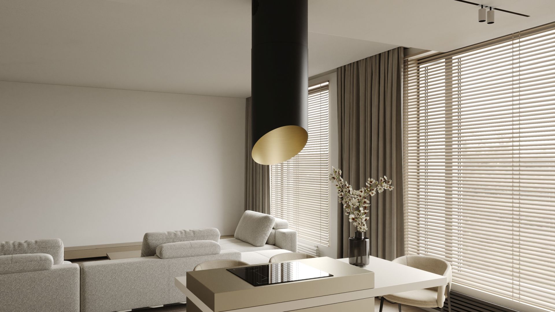 Erdvinis gartraukis Hiro Color Black-Gold - Juoda matinė/Aukso - Wizualizacja 7