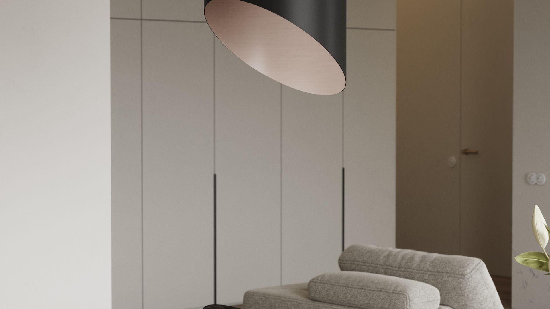 Erdvinis gartraukis Hiro Color Black-Kashmir - Juoda matinė/Kašmyro - Wizualizacja 6