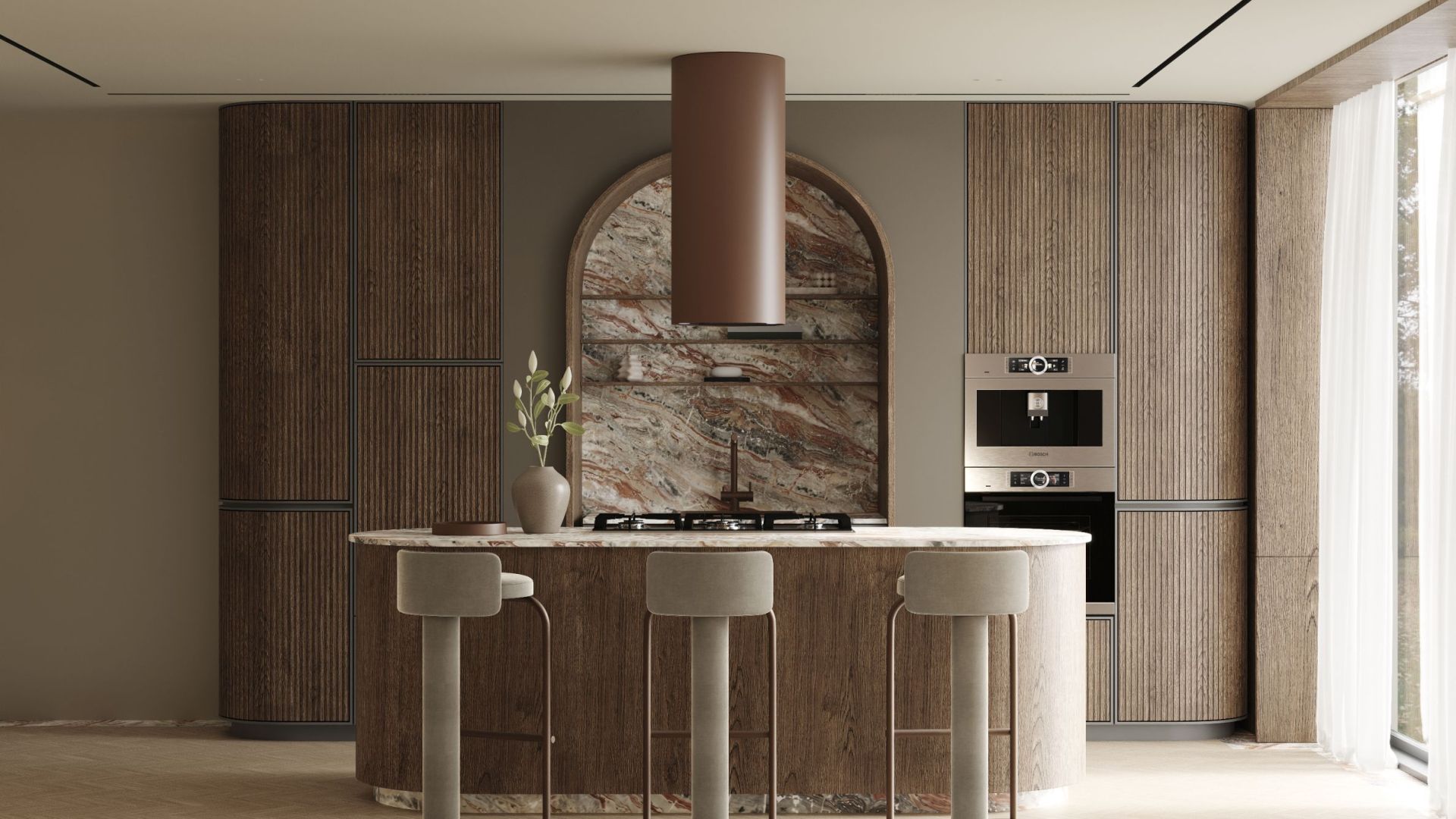 Erdvinis gartraukis Cylindro Eco Dusty Rose - Dusty Rose - Wizualizacja